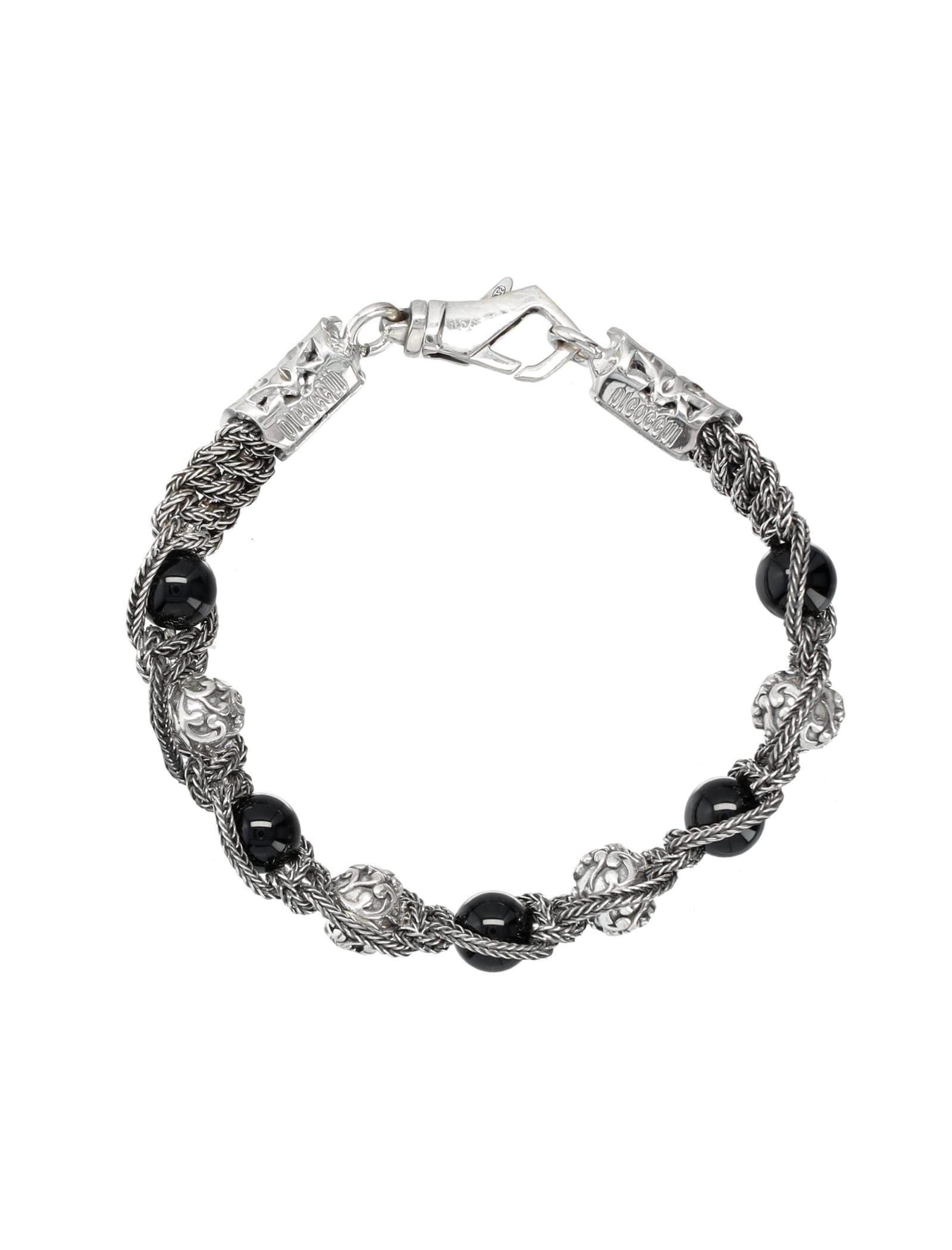 Shamballa Bracelet In Black Product Image