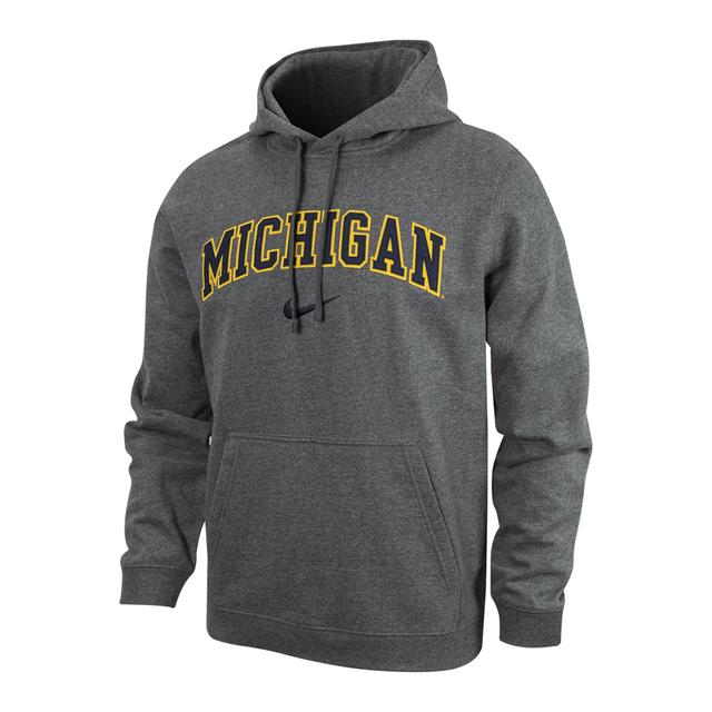 Michigan Club Fleece Nike Mens College Hoodie Product Image