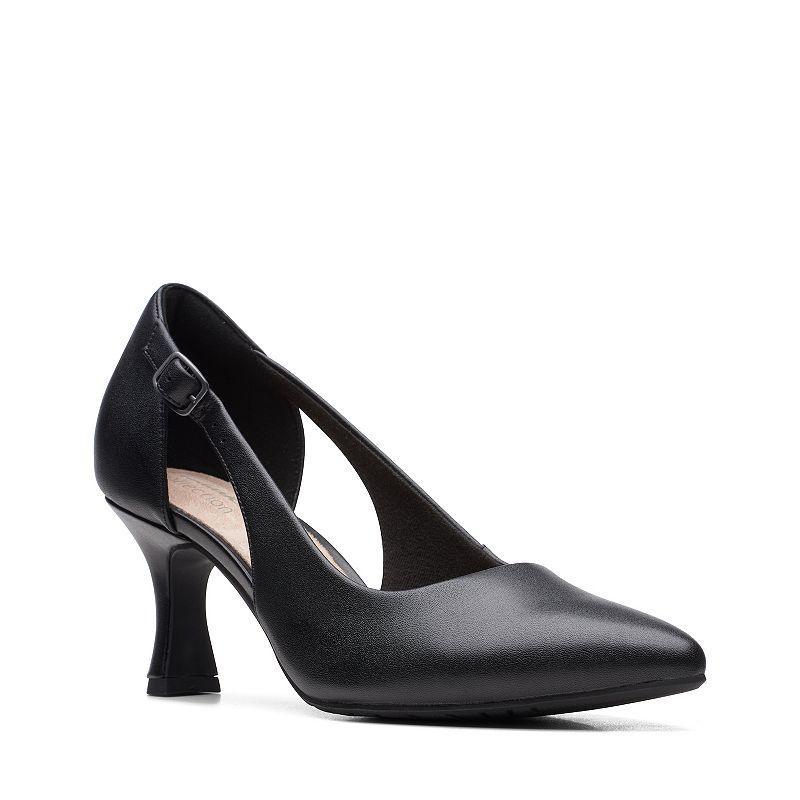 Clarks Womens Kataleyna Rae Side-Cutout Comfort Pumps Womens Shoes Product Image