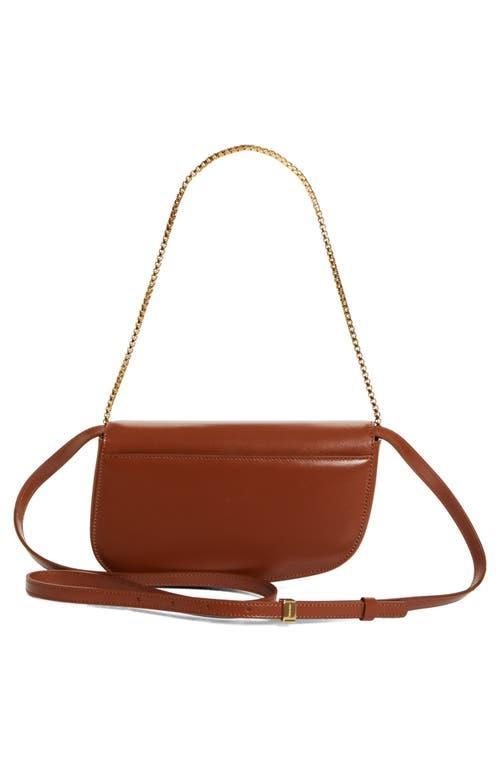 Extrasmall Fiamma Leather Crossbody Bag In New Cognac Product Image