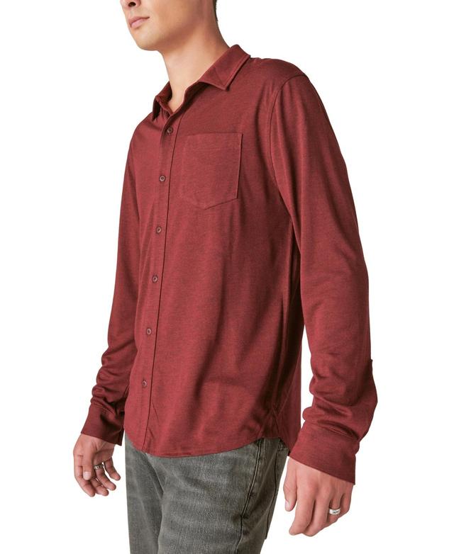 Lucky Brand Knit Button-Up Shirt Product Image