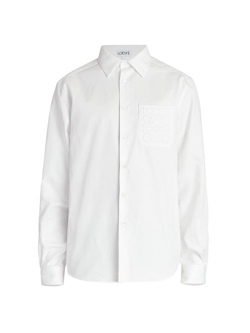 Mens Debossed Anagram Cotton Shirt Product Image