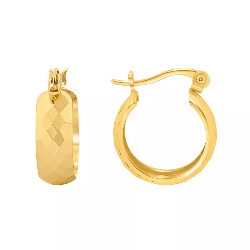 Gold Tone Hoop Earrings, Womens product image