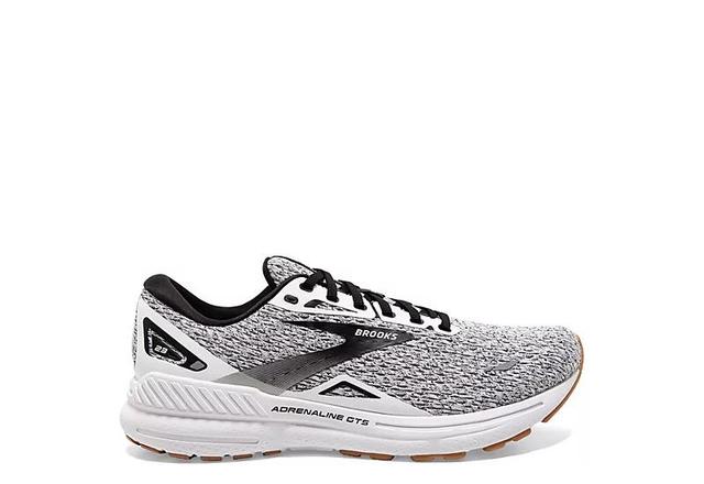 Brooks Mens Brooks Adrenaline GTS 23 Oreo - Mens Running Shoes Black/White Product Image