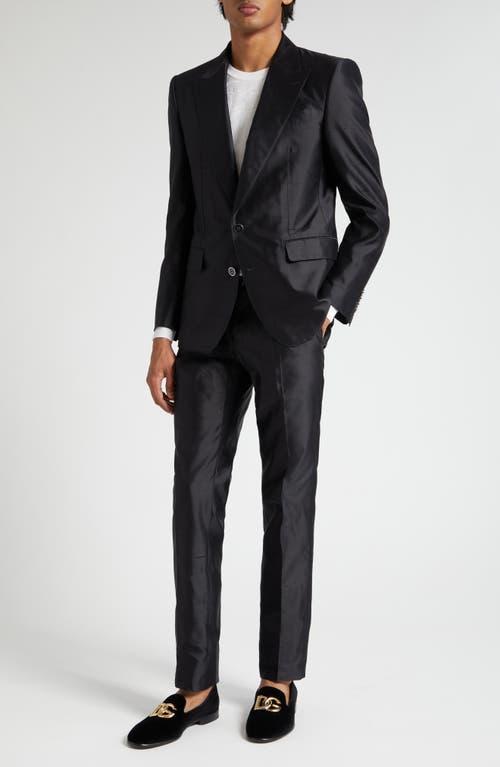 Dolce & Gabbana Sicilia Fit Silk Shantung Two-Piece Suit Product Image