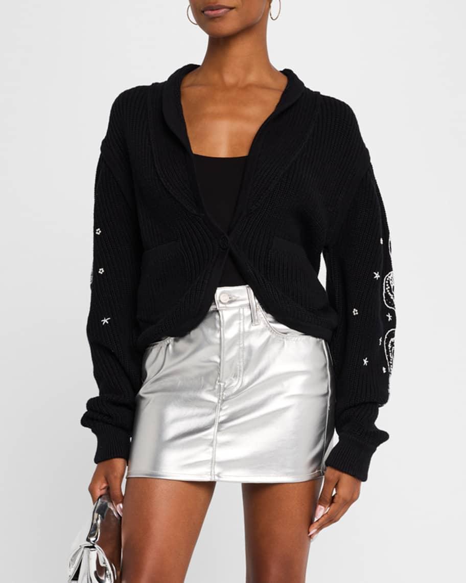 The Puff-Sleeve Cardigan  Product Image