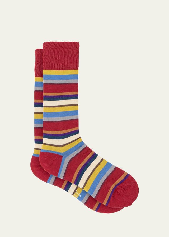 Mens Franklin Stripe Crew Socks Product Image