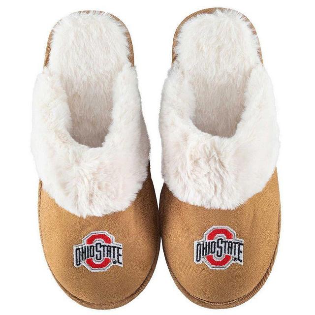 Womens ZooZatz Ohio State Buckeyes Faux Fur Slippers Product Image