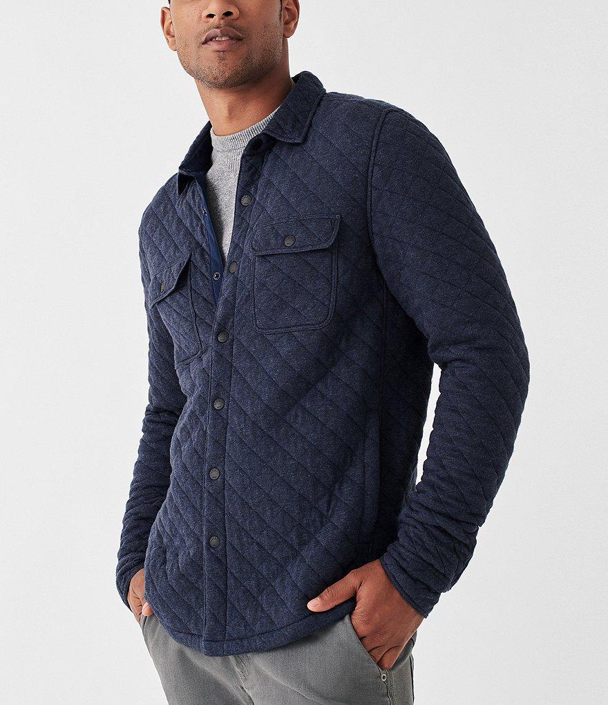 Faherty Quilted Fleece CPO Shirt Jacket Product Image