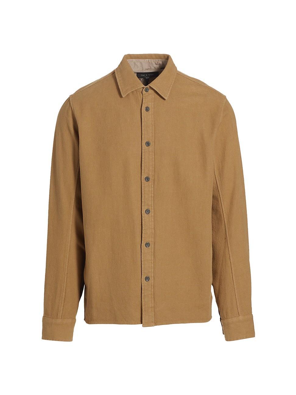 Mens Austin Button-Front Relaxed-Fit Overshirt Product Image