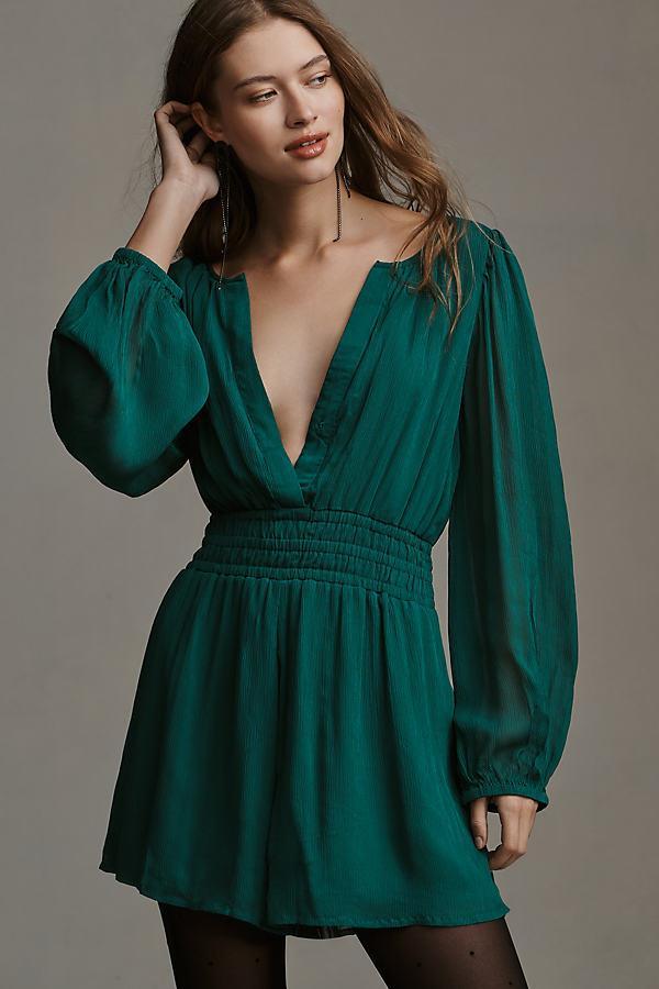 The Long-Sleeve Somerset Romper Product Image