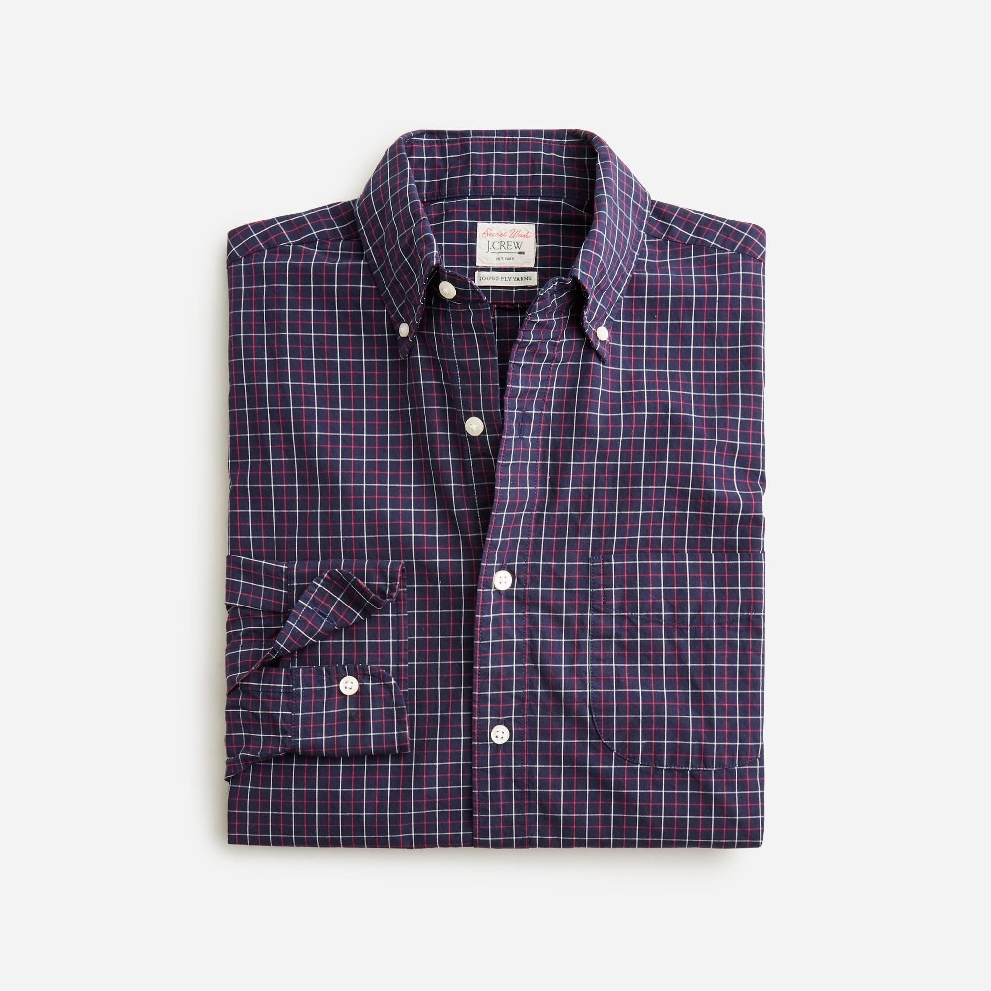 Secret Wash cotton poplin shirt Product Image