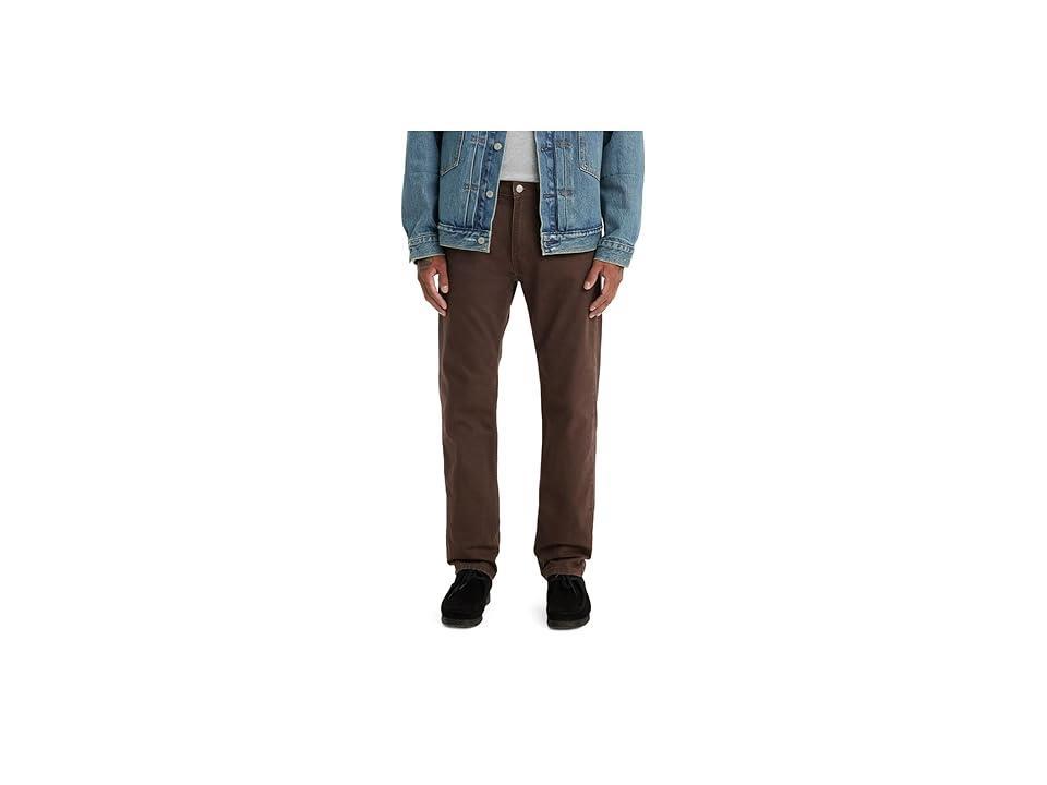 Mens Levis 505 Regular Fit Stretch Jeans Desert Brown Product Image