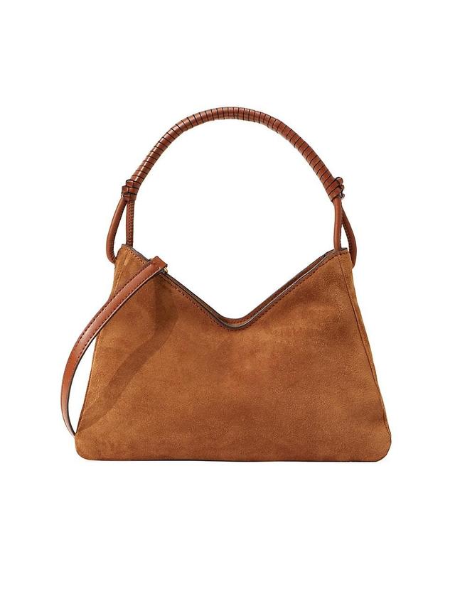 Womens Valerie Suede Shoulder Bag Product Image