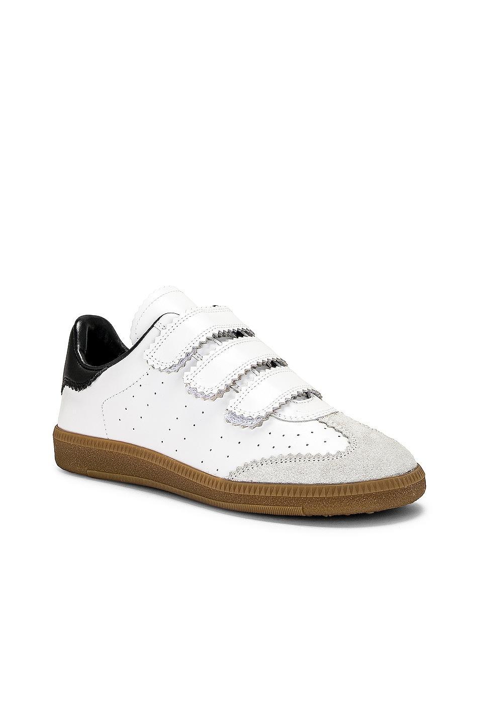 Isabel Marant Beth Sneaker in White - White. Size 36 (also in ). Product Image