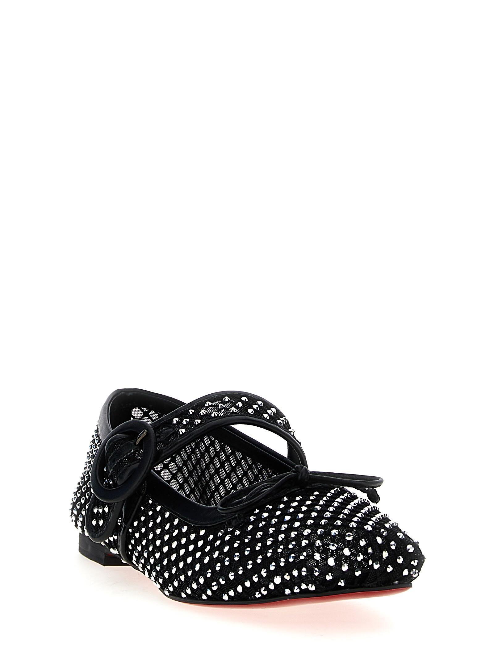 Mamastrapitina Bow Detailed Flat Shoes In Black Product Image