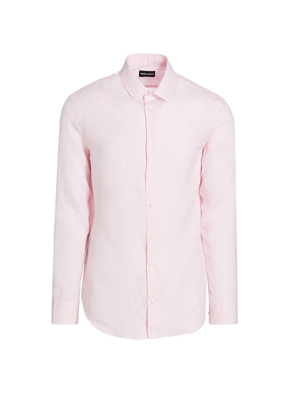 Mens Linen Sport Shirt Product Image