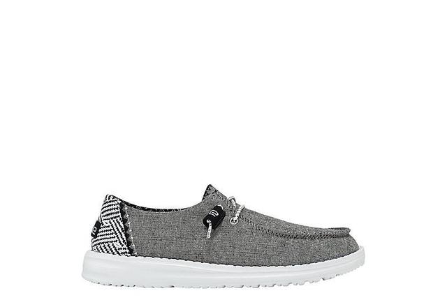 HEYDUDE Womens Wendy Chambray Woven Heel Slip Product Image