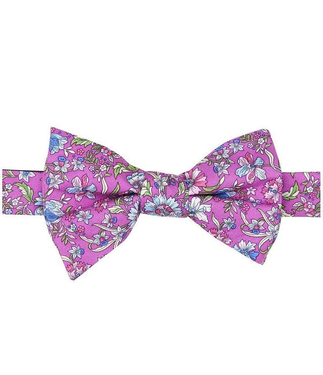 Cremieux Floral Print Silk Bow Tie Product Image