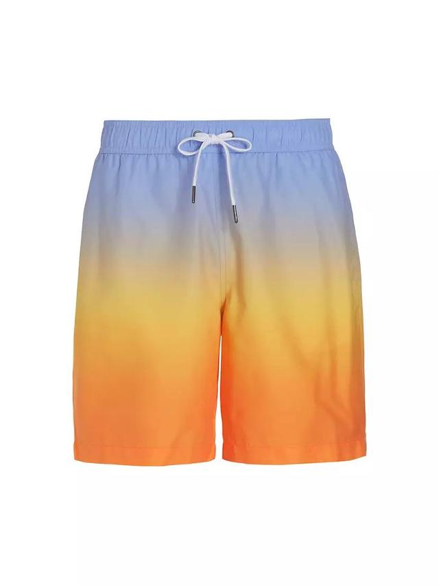 COLLECTION Sunrise Ombré Swim Trunks Product Image