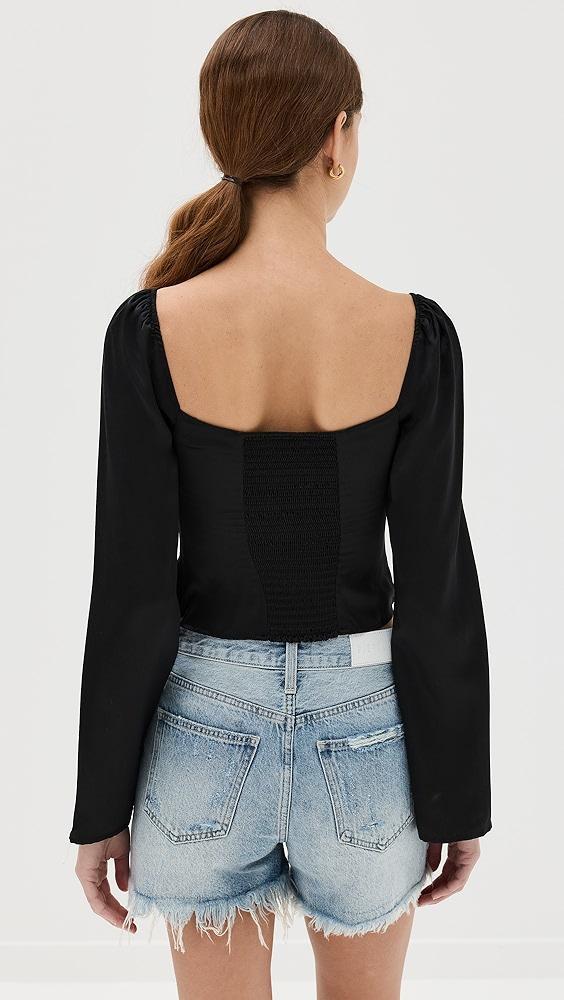 Reformation Rita Silk Top | Shopbop Product Image