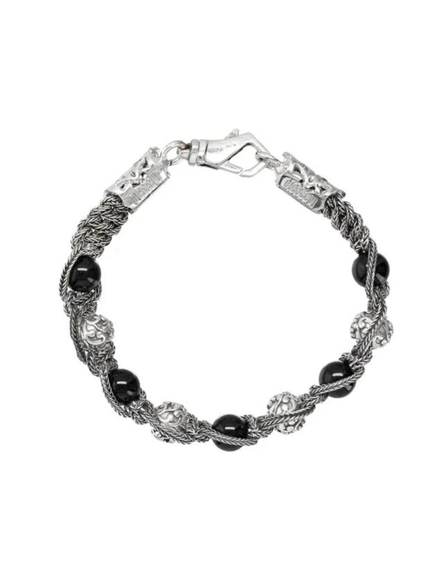 Shamballa Bracelet In Black Product Image