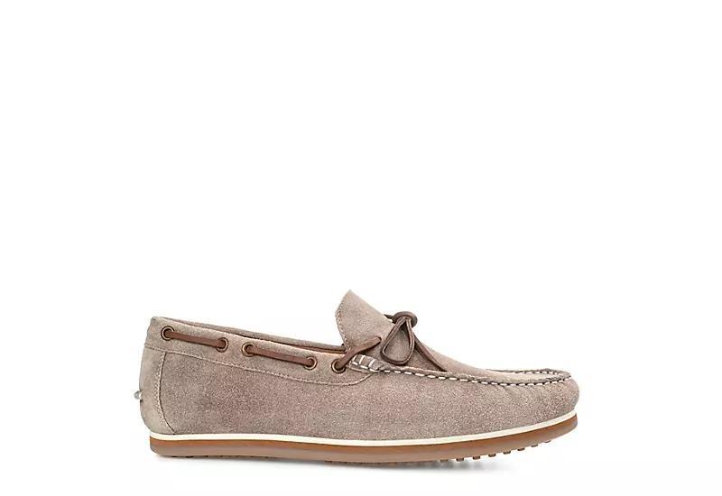 Thomas & Vine Sadler Mens Suede Moccasin Loafers Brown Product Image