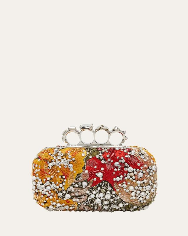 Embellished Jewel Spike Clutch Bag Product Image