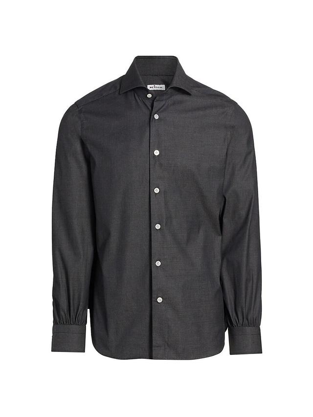 Mens Stretch-Cotton Button-Front Shirt Product Image