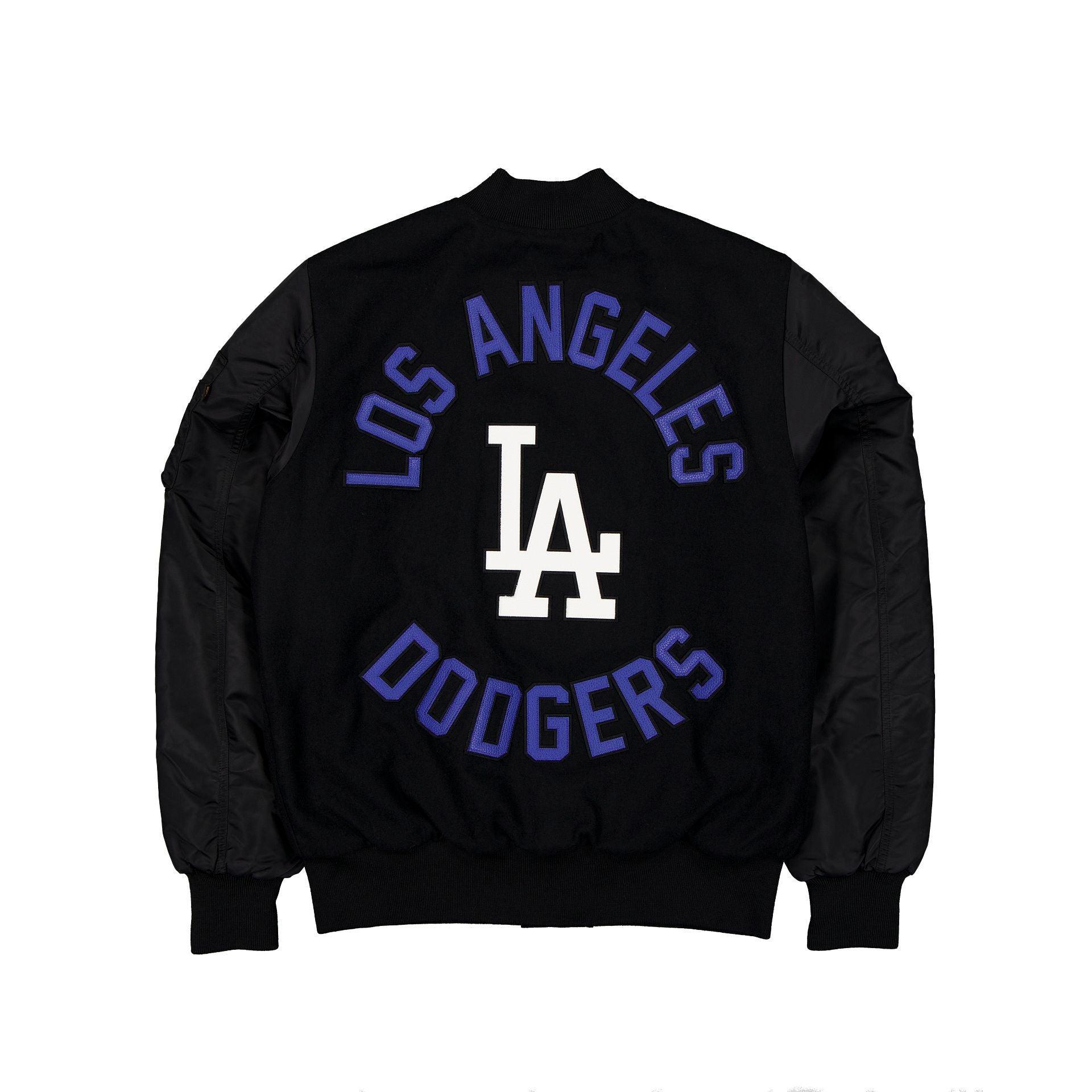 Alpha Industries x Los Angeles Dodgers MA-1 Wool Varsity Jacket Male Product Image