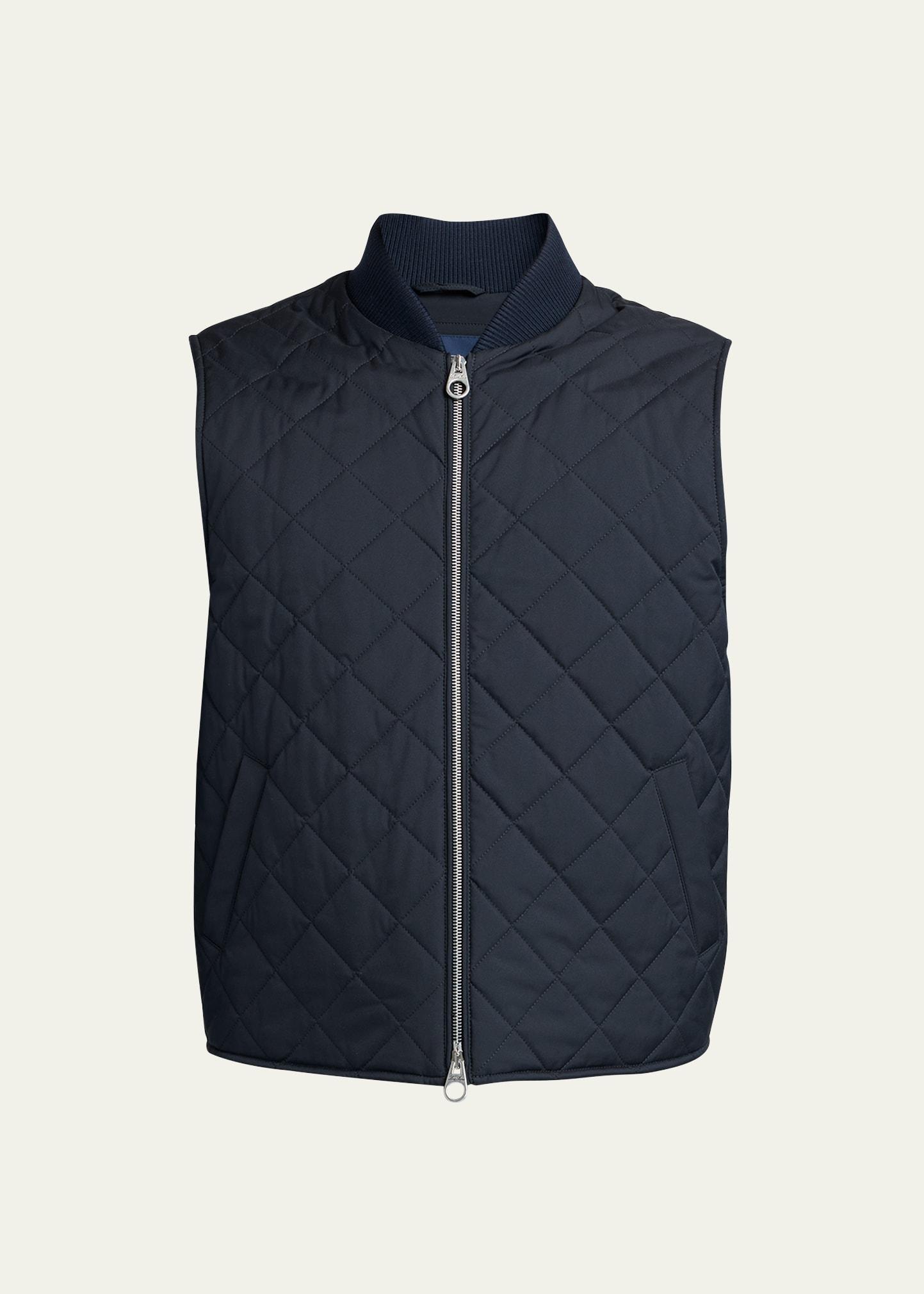 Mens Horsey Quilted Nylon Vest Product Image