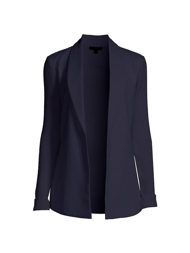 Womens The Columbia Mixed-Media Blazer Product Image