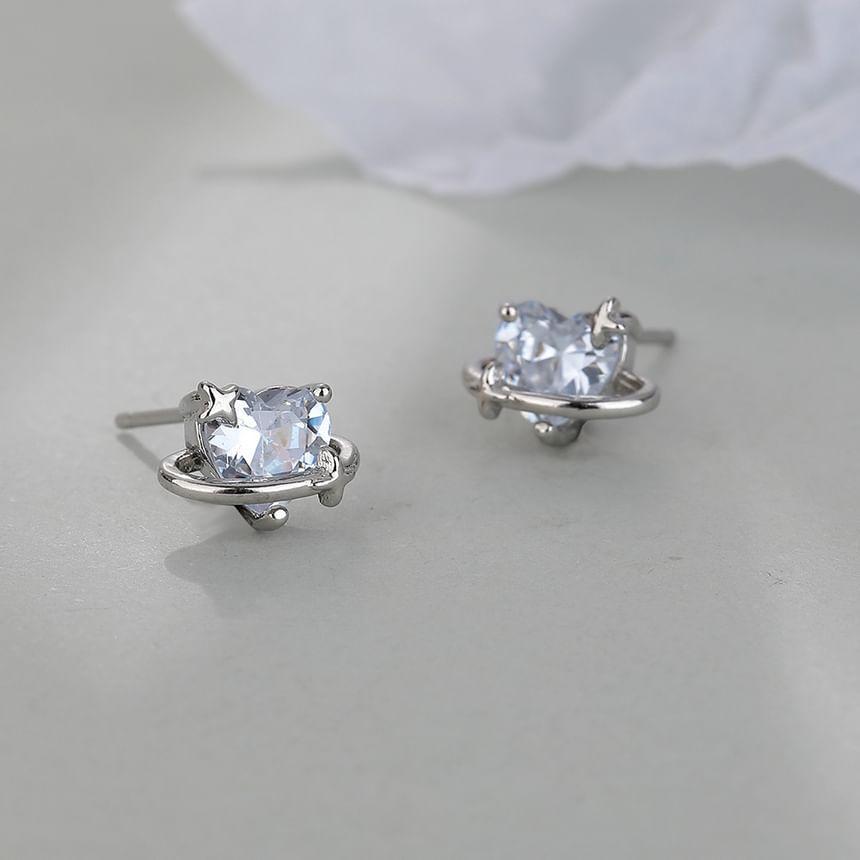 Rhinestone Alloy Stud Earring (Various Designs) Product Image