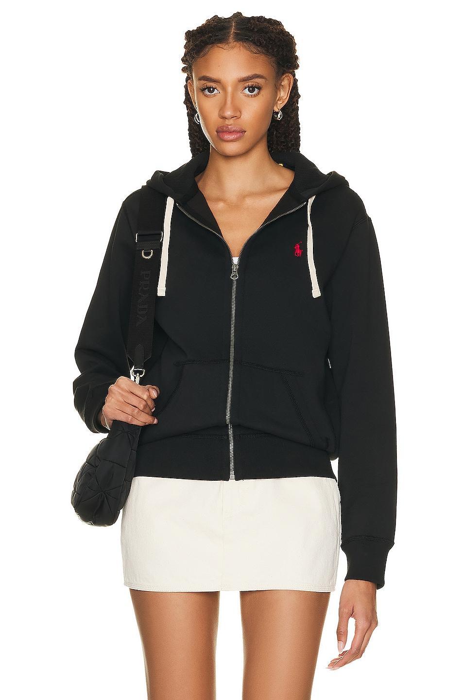 Polo Ralph Lauren Fleece Full-Zip Hoodie in Polo Black - Black. Size M (also in L, S, XL/1X). Product Image