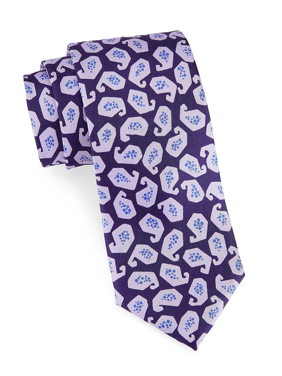 Mens Paisley Silk Tie Product Image