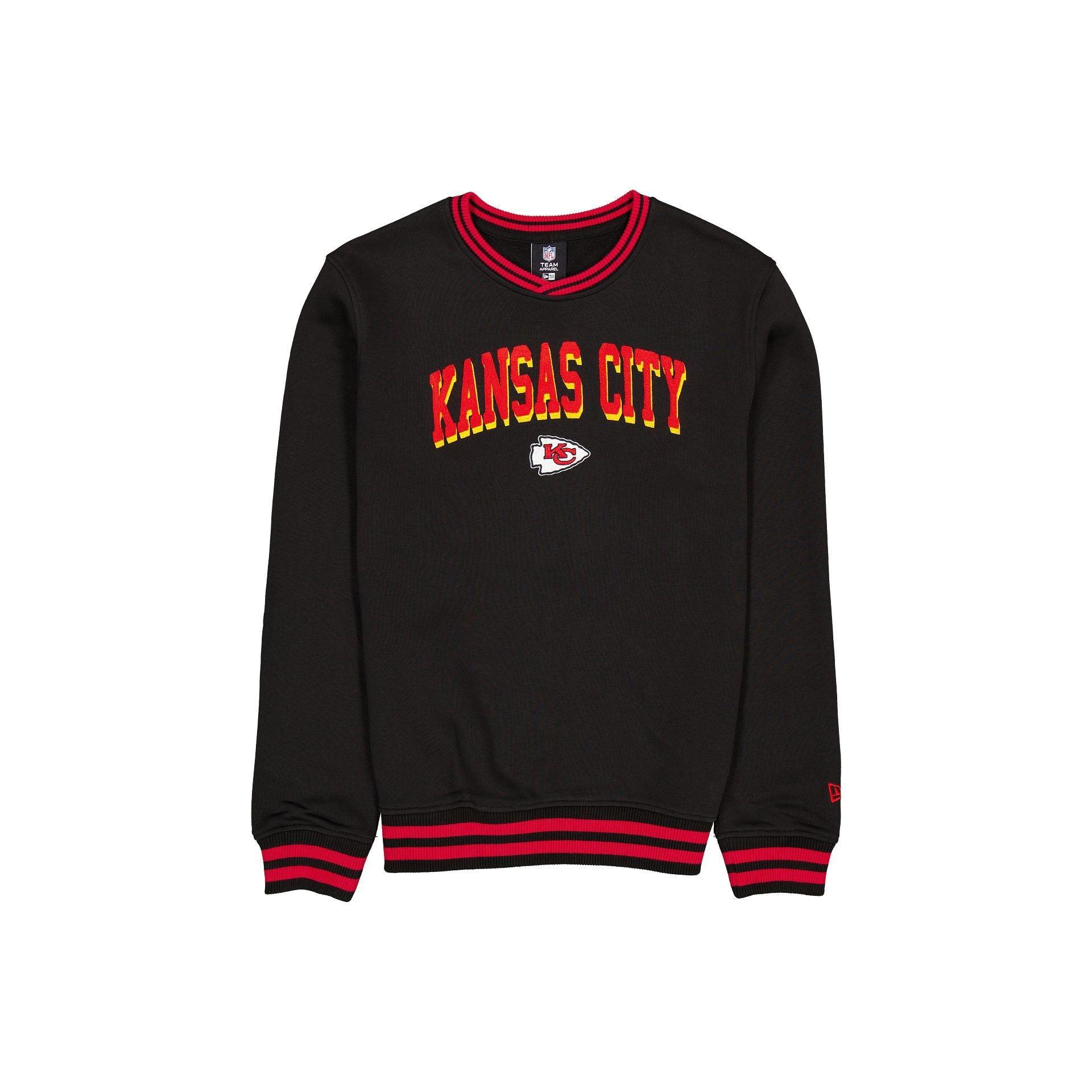 Kansas City Chiefs Sport Night Black Crewneck Male Product Image