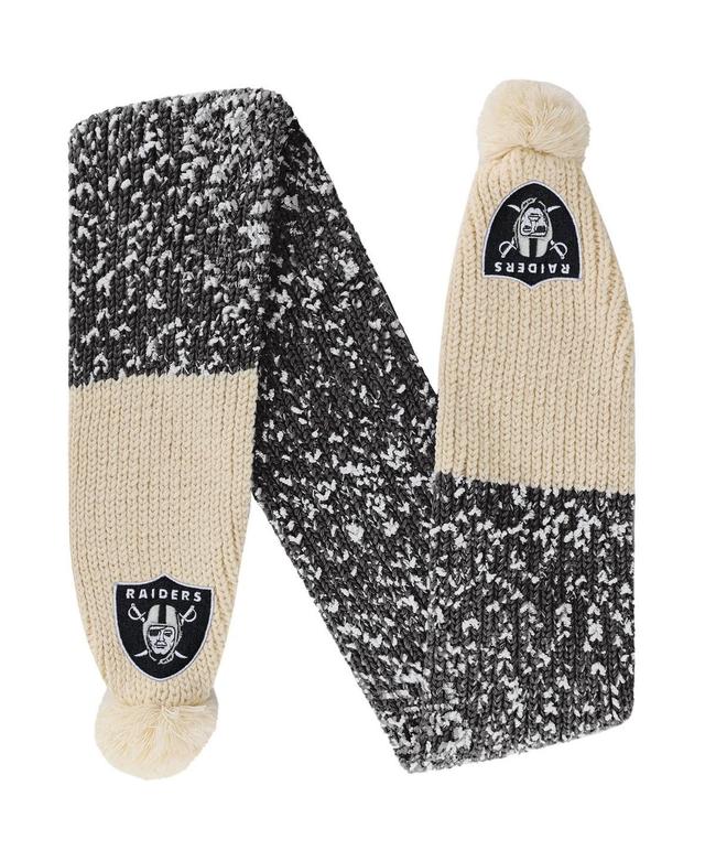 Womens Foco Las Vegas Raiders Confetti Scarf with Pom Product Image