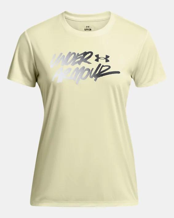 Women's UA Tech™ Gradient Wordmark Short Sleeve Product Image