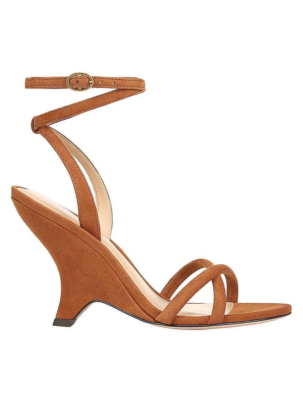 Womens Manuela 95MM Leather Sandals Product Image