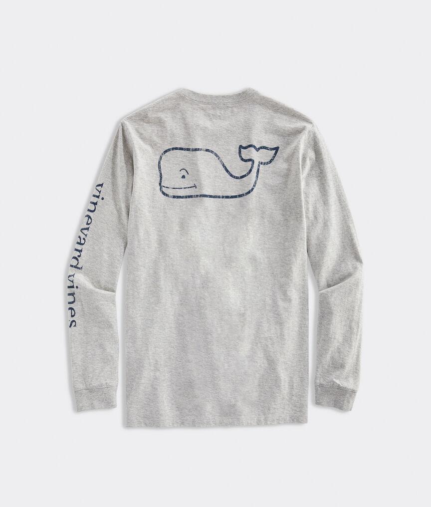 Vintage Whale Long-Sleeve Pocket Tee Product Image