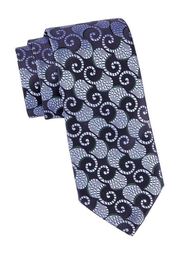 Mens Swirl Silk Tie Product Image