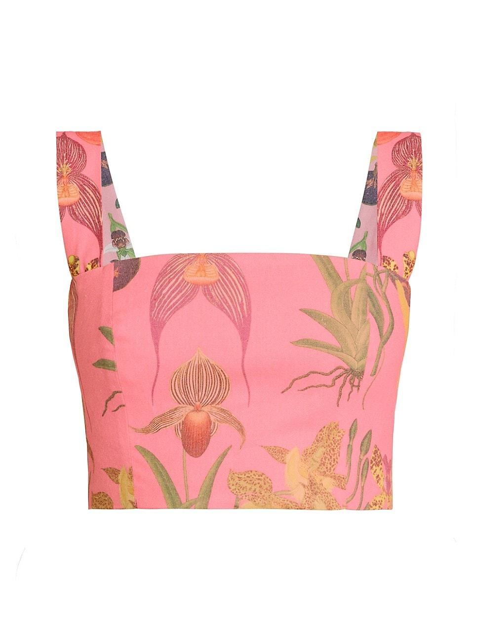 Womens Sotavento Botanical Crop Top Product Image