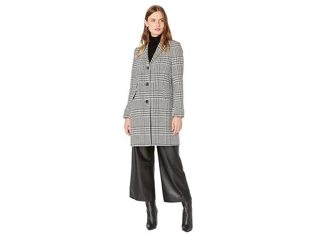 Lauren Ralph Lauren Reefer (Enlarged Glen Check) Women's Coat Product Image