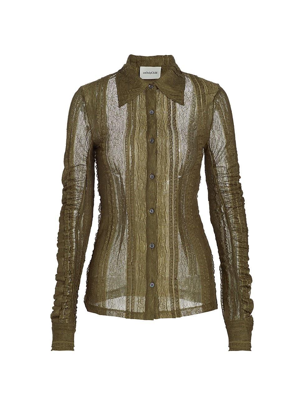 Womens Sunday Scaries Luidas Lace Long-Sleeve Shirt Product Image