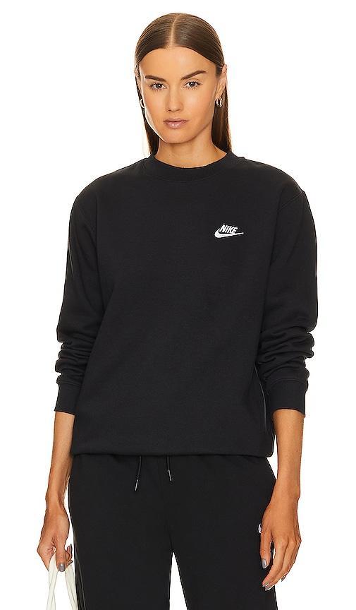 NIKE Club Sweatshirt In Black Product Image