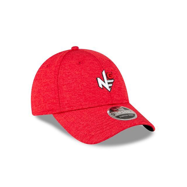 New Era Golf Red 9FORTY Stretch-Snap Hat Male Product Image