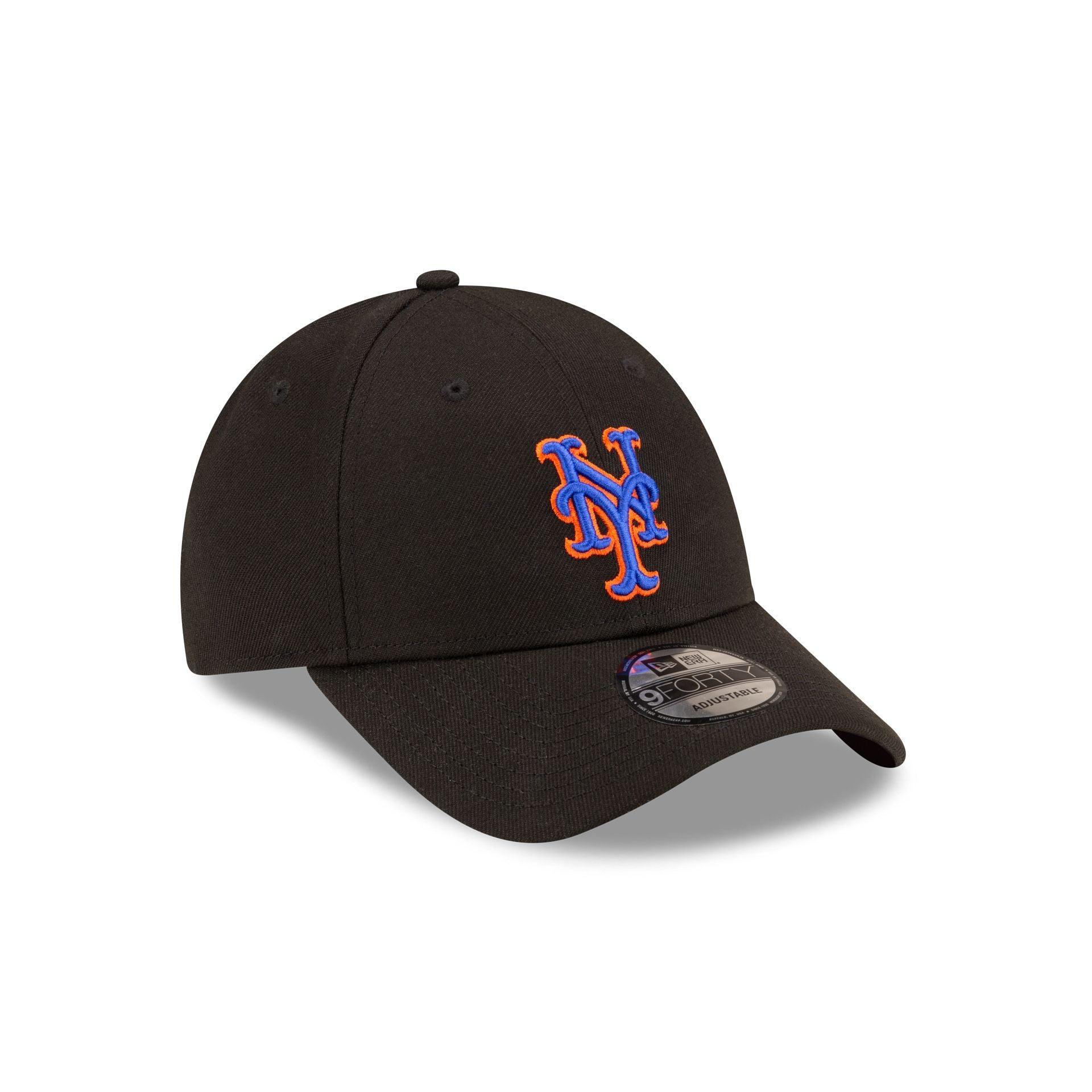 New York Mets The League Alt Black 9FORTY Adjustable Hat Male Product Image