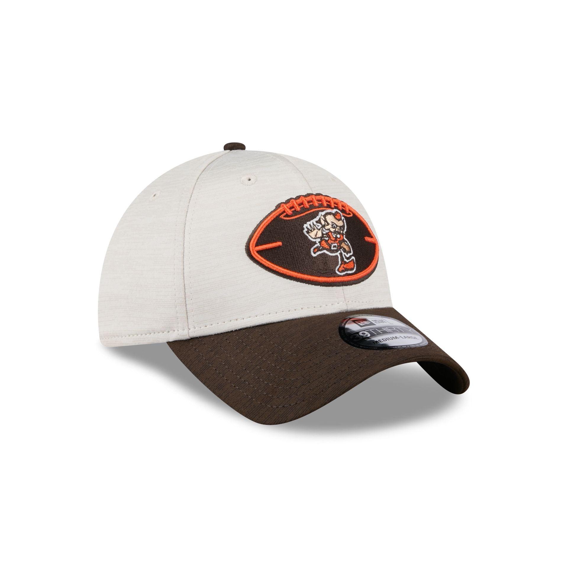 Cleveland Browns 2024 Historic Sideline 39THIRTY Stretch Fit Hat Male Product Image