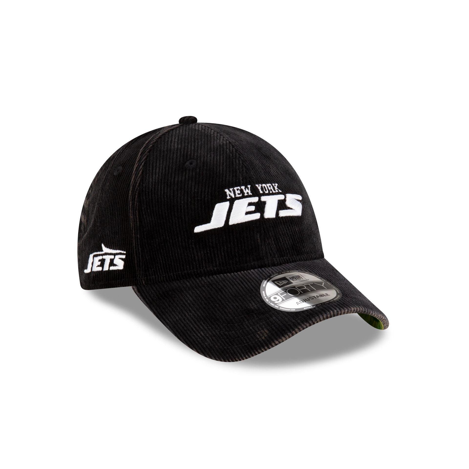 New York Jets Washed Cord 9FORTY Adjustable Hat Male Product Image