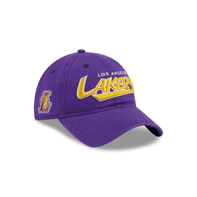 Los Angeles Lakers Throwback 9TWENTY Adjustable Hat Male Product Image